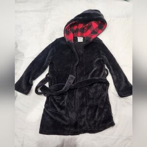 Dream life Size 6 Black Red Robe Hooded Belted